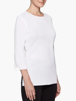 3/4 Sleeve Knit Tunic - Knit Top ||Misook Outlet