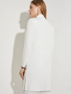 Abstract Embroidery Jewel Neck Jacket|Misook New