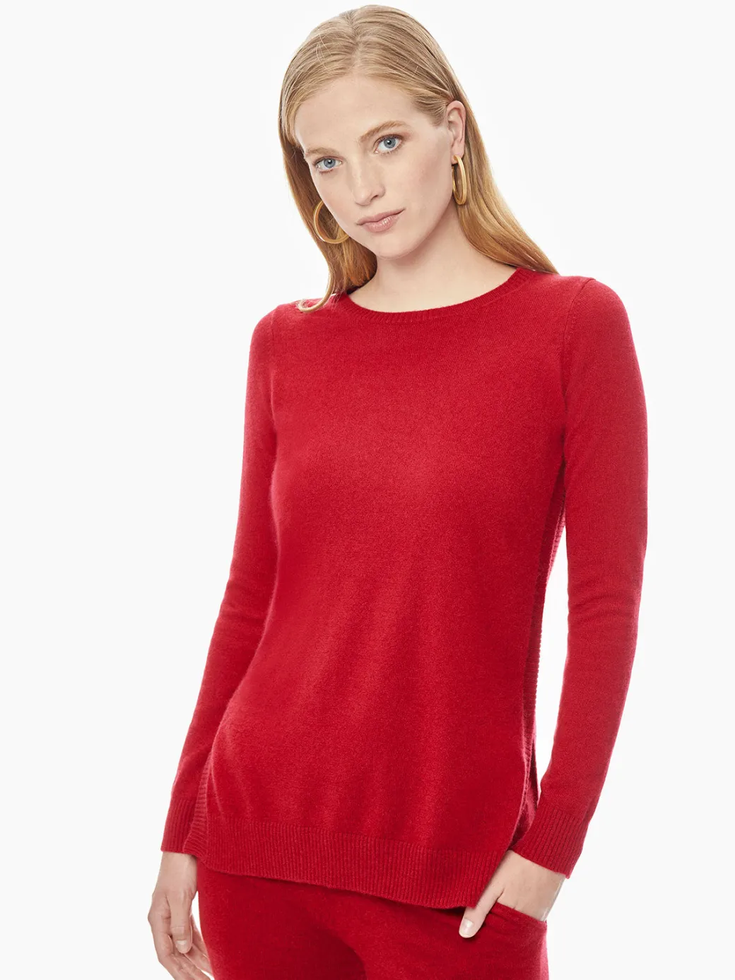 Bateau Neck Top - Cashmere Sweater ||Misook Fashion