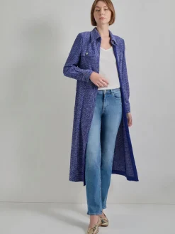 Belted Button Front Tweed Knit Midi Dress|Misook Outlet