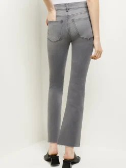 Bridget High-Rise Cropped Bootcut Jeans|Misook Fashion