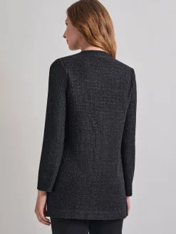 Cable Trim Jacket|Misook Hot