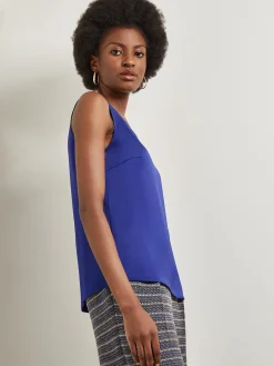 Classic Crepe de Chine Tank Top|Misook Discount