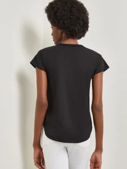 Classic Short Sleeve Jersey Knit Top|Misook Fashion