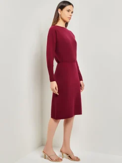 Dolman Sleeve Cashmere Dress|Misook New