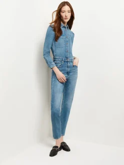 Freja Denim Jumpsuit|Misook Best