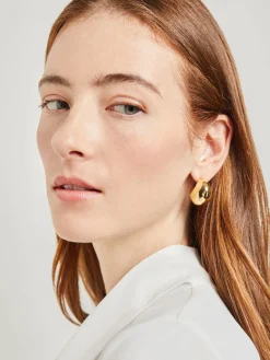 Puffy Hoop Earrings|Misook Sale