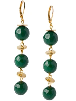 Green Jade Dangle Earrings|Misook Discount