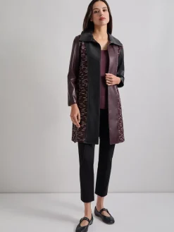 Heritage Fit Mixed Media Multi-Panel Topper|Misook Fashion