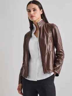 Heritage Fit Reversible Suede Leather Jacket|Misook Best