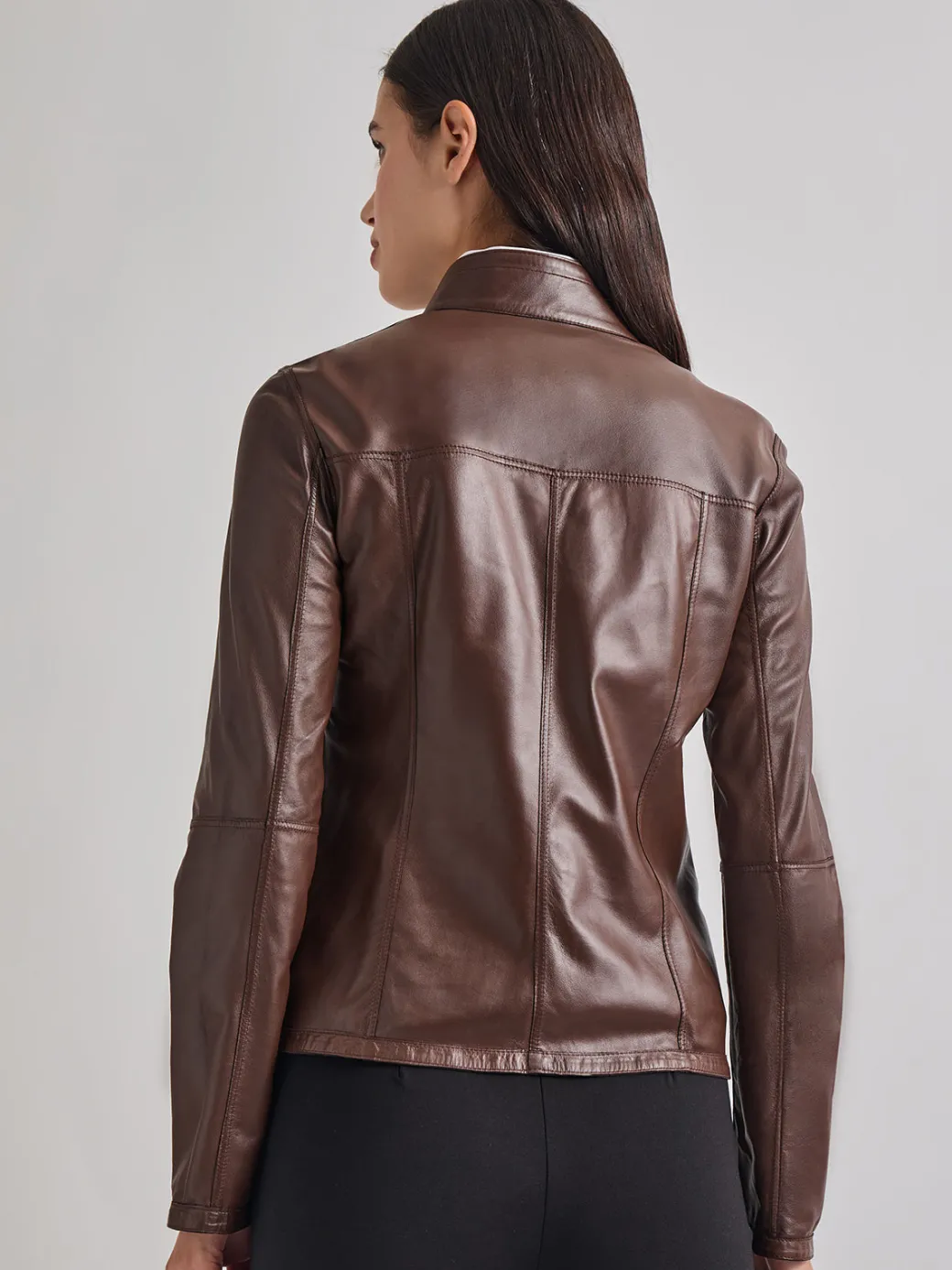 Heritage Fit Reversible Suede Leather Jacket|Misook Best