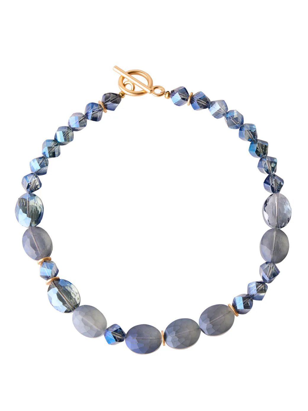 Labradorite Mixed Crystal Necklace|Misook New