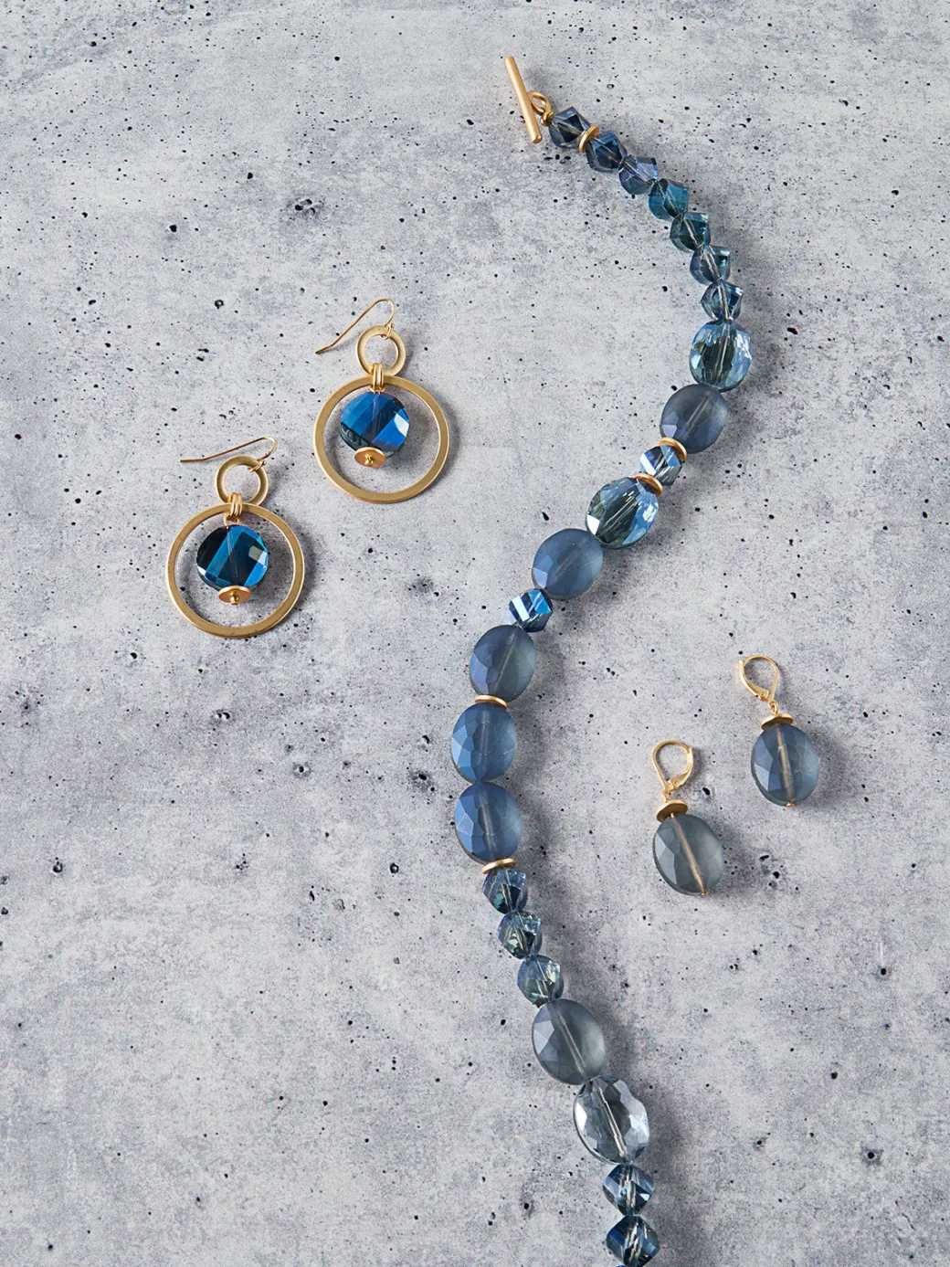 Labradorite Mixed Crystal Necklace|Misook New
