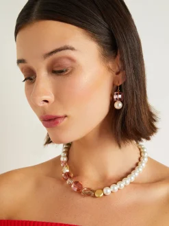 Modern Fit Off-The-Shoulder Burnout Knit Top|Misook Best