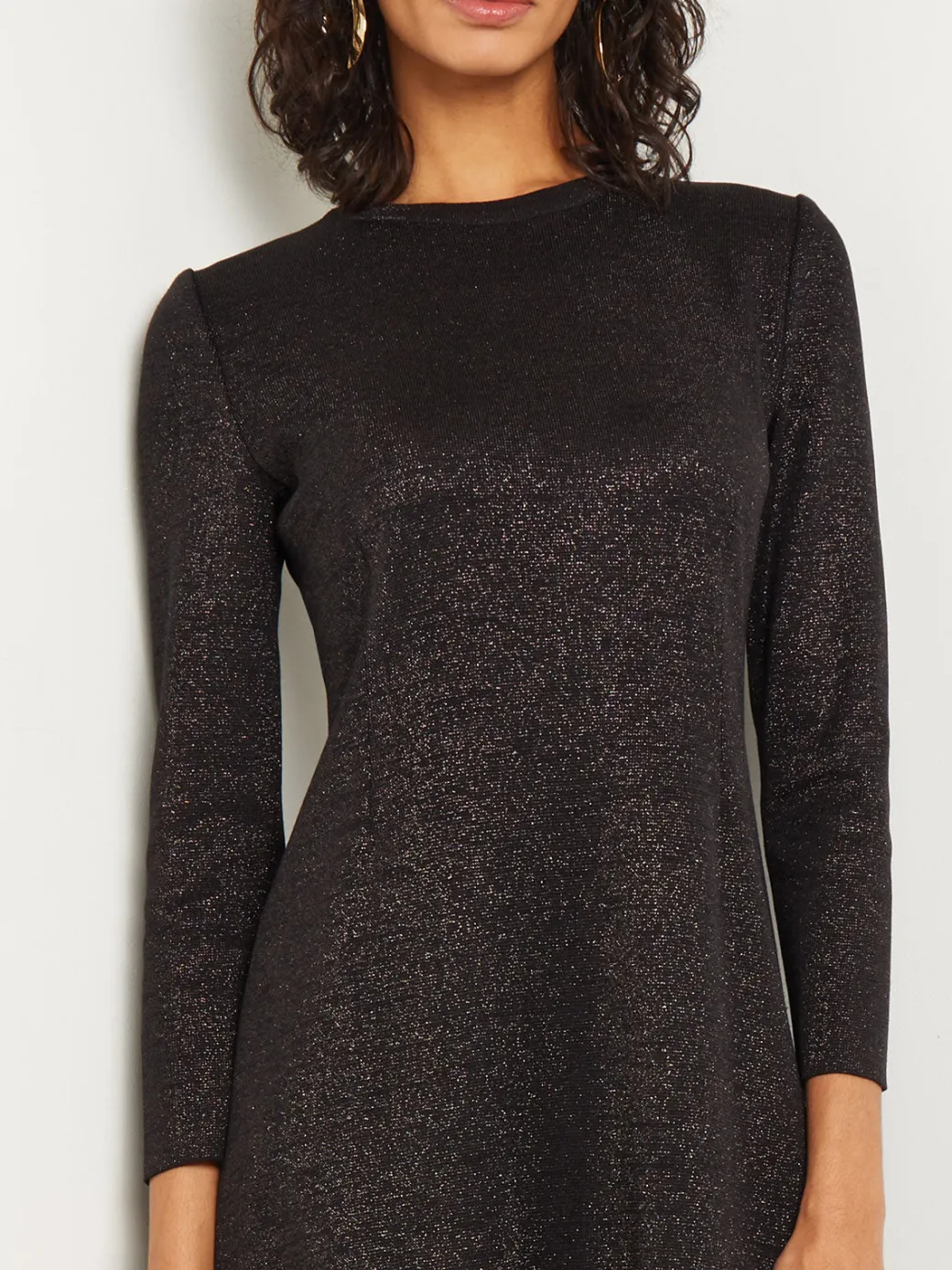 Shimmer Knit Maxi Dress|Misook Discount