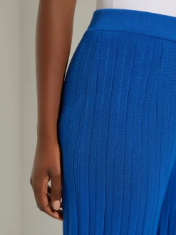 Soft Ribbed Knit Wide Leg Pant|Misook Fashion