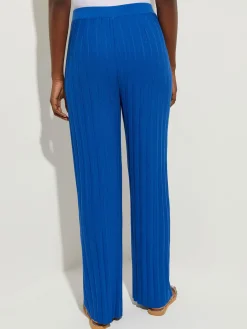 Soft Ribbed Knit Wide Leg Pant|Misook Fashion