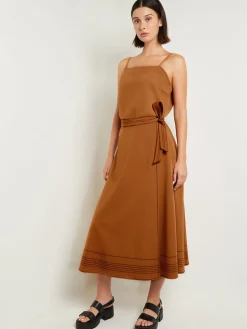 Square Neck Cami - Woven Twill|Misook Discount