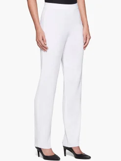 Straight Leg Knit Pant|Misook Sale