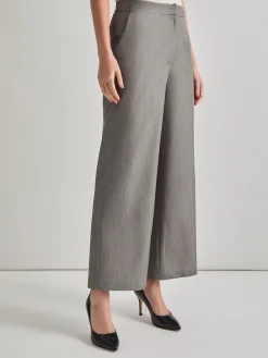 Stretch Woven Wide Leg Pant|Misook New