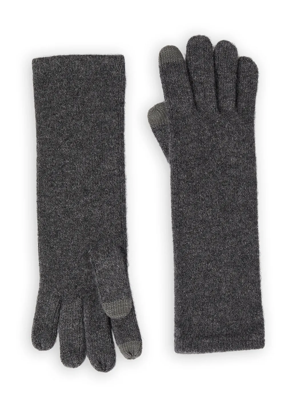Tech Touch Long Cashmere Gloves|Misook Fashion