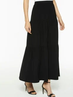 Tiered Light Flounce Maxi Skirt|Misook Sale