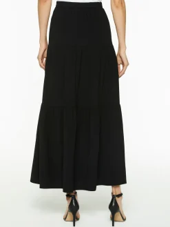 Tiered Light Flounce Maxi Skirt|Misook Sale