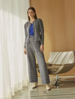 Tweed Knit Peplum Jacket|Misook Sale