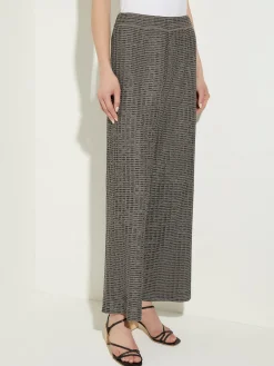 Tweed Wide Leg Knit Pants|Misook Hot